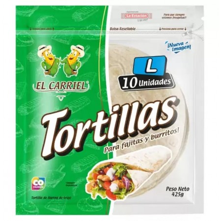TORTILLA EL CARRIEL L X 10 UNIDADES X...