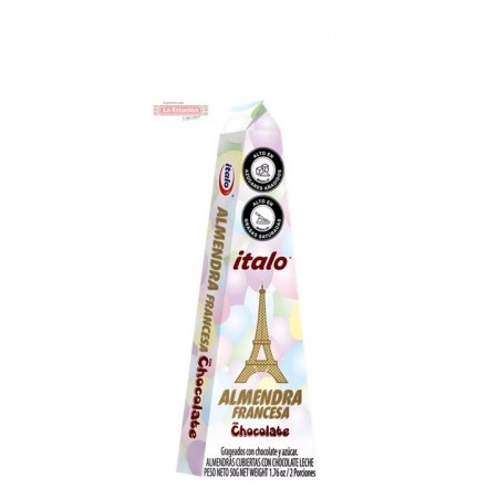 ALMENDRA CHOCOLATE ITALO CAJA x 50 g