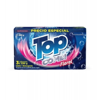 JABÓN TOP COMBI FLORAL x 3...