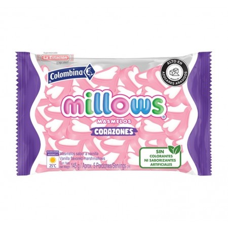 MASMELO MILLOWS COLOMBINA CORAZÓN x...