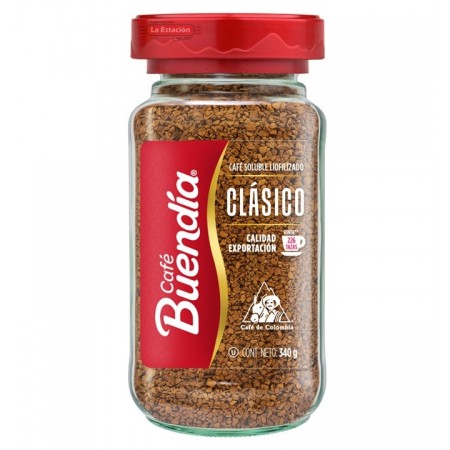 CAFÉ BUENDÍA CLÁSICO FRASCO x 340 GRAMOS