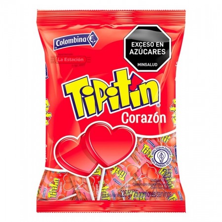 CHUPETA TIPITÍN COLOMBINA CORAZÓN x...