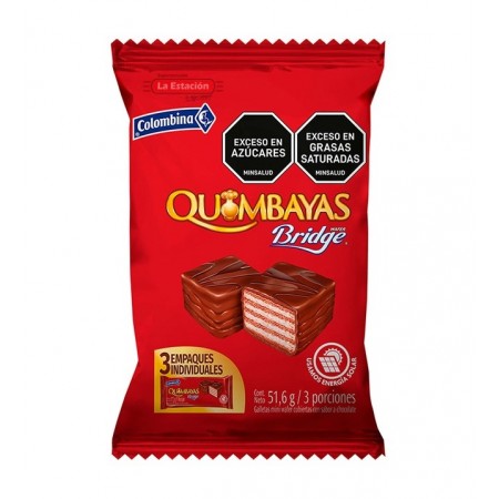 GALLETA BRIDGE QUIMBAYA PAQUETE x 3...