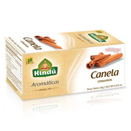 AROMATICA HINDU CANELA CAJA x 20 SOBRES
