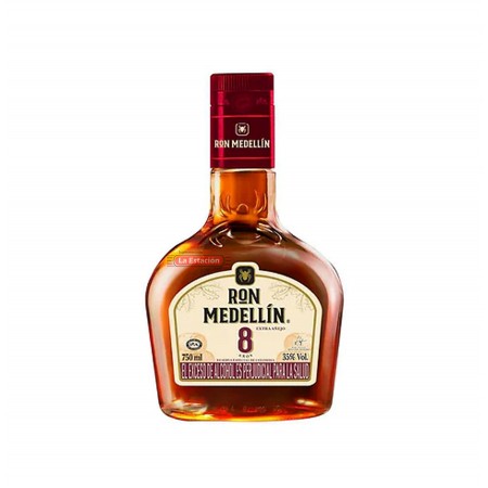 RON MEDELLÍN 8 AÑOS BOTELLA x 750 ml
