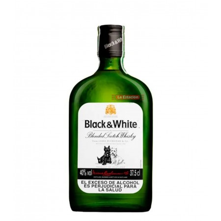 WHISKY BLACK & WHITE BOTELLA x 375 ml