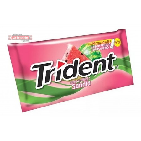 CHICLE TRIDENT SANDÍA SOBRE x 5...