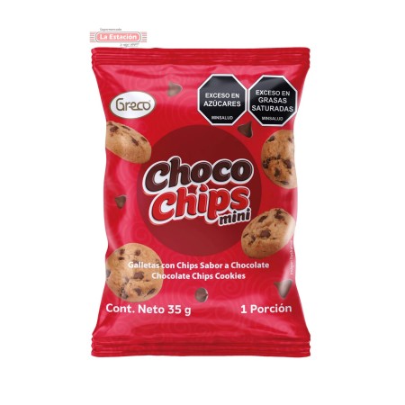 GALLETA GRECO CHOCO CHIPS MINI...
