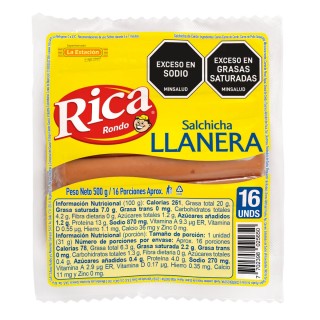SALCHICHA LLANERA RICA...