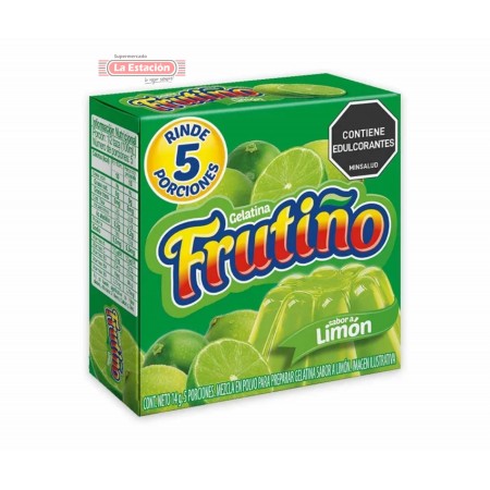 GELATINA FRUTIÑO CAJA x 14 GRAMOS LIMÓN GELATINA FRUTIÑO CAJA x 14 GRAMOS LIMÓN