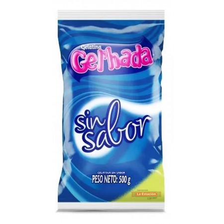 GELATINA GELHADA SIN SABOR BOLSA x...