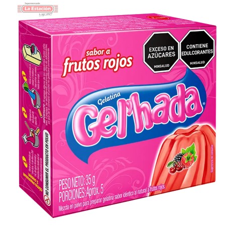 GELATINA GELHADA CAJA x 35 GRAMOS...