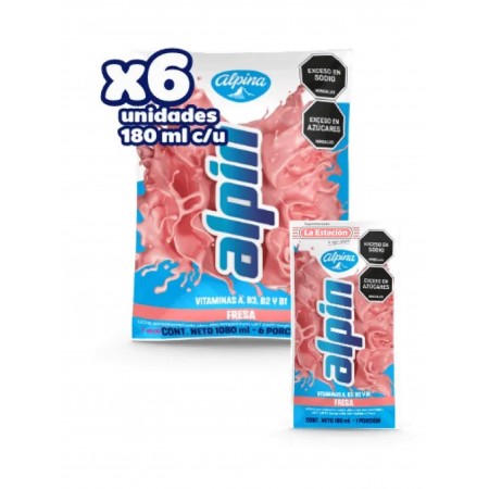 LECHE LIQUIDA SABORIZADA ALPIN...