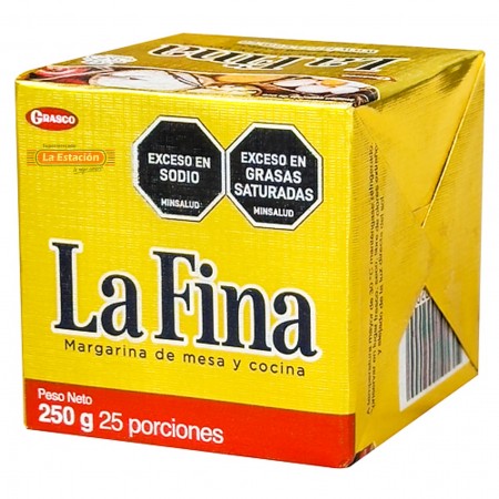 MARGARINA LA FINA BARRA x 250 g
