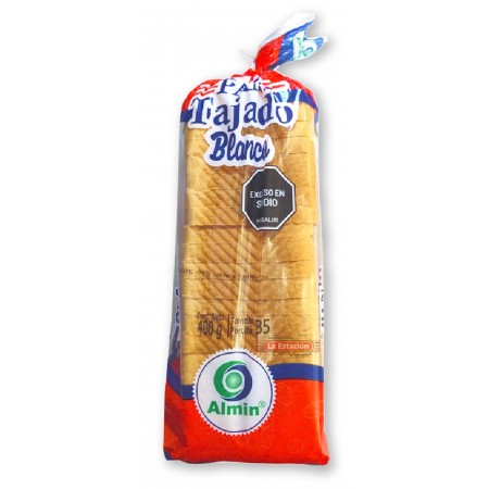 PAN TAJADO ALMIN BOLSA X 400 GRAMOS