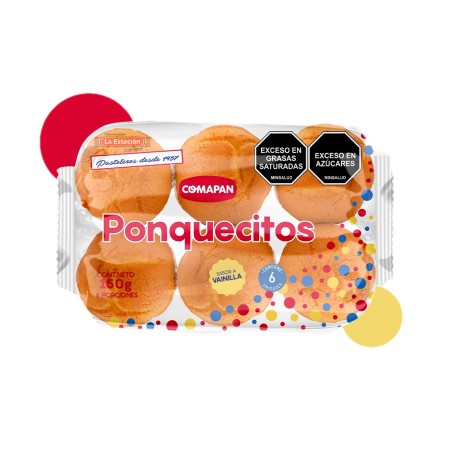 PONQUECITO COMAPAN BOLSA x 6 UNIDADES
