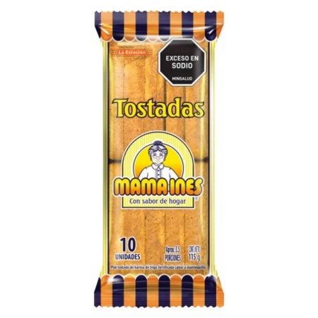 TOSTADA MAMAINES BOLSA X 10 UNIDADES