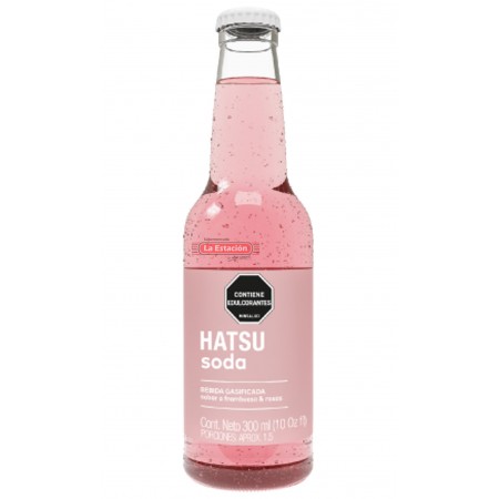 BEBIDA SODA HATSU FRAMBUESA & ROSA x...
