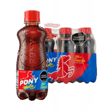 PONY MALTA MINI x 6 UNIDADES x 200 ML
