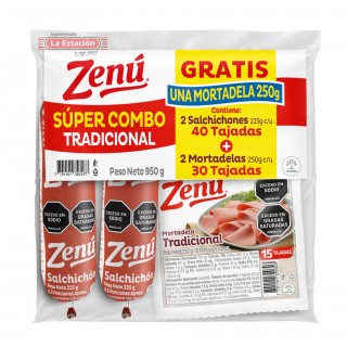OFERTA ZENÚ MORTADELA X 250...