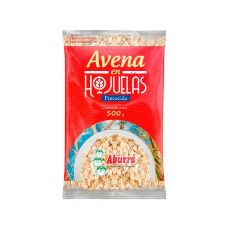AVENA ABURRA HOJUELAS BOLSA X 500 GRAMOS