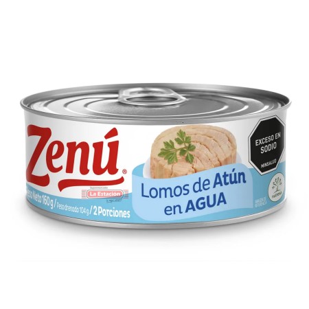 ATÚN LOMITO EN AGUA ZENÚ LATA x 160...