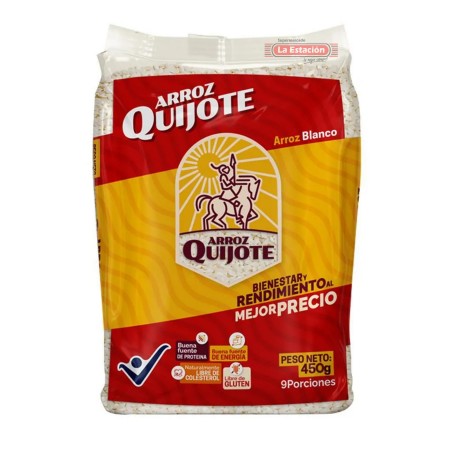 ARROZ QUIJOTE BOLSA x 450 GRAMOS