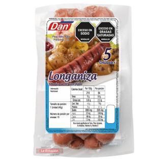 LONGANIZA DAN PAQUETE X 5...