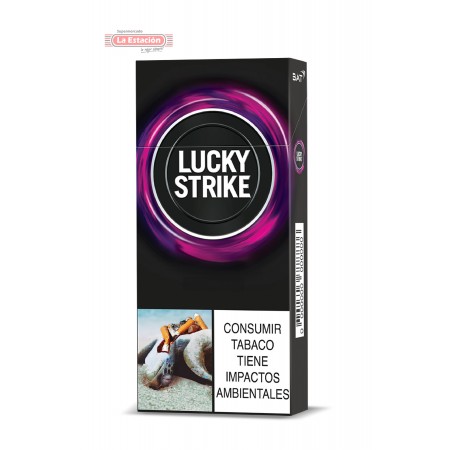 CIGARRILLO LUCKY MORA ICE ROSA MORADO...