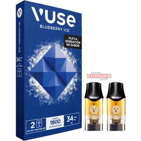 VAPE VUSE POD X 2 UNIDADES BLUBERRY ICE