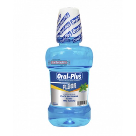 ENJUAGUE BUCAL ORAL PLUS FLUOR X 300...