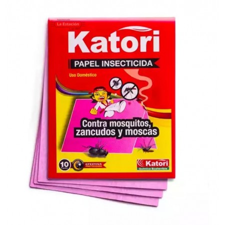 INSECTICIDA KATORI PAPEL X 10 UNIDADES