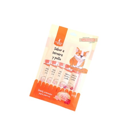 SNACK CALABAZA PETS CREMOSO PERRO X 5...