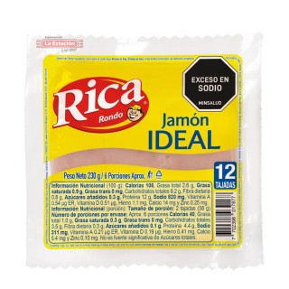 JAMÓN IDEAL RICA PAQUETE X...