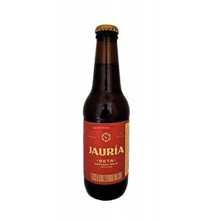 CERVEZA JAURÍA BETA ROJA BOTELLA X...