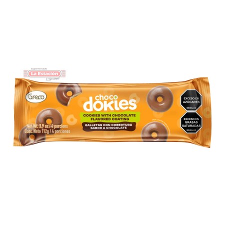 GALLETA GRECO CHOCO DOKIES PAQUETE X...