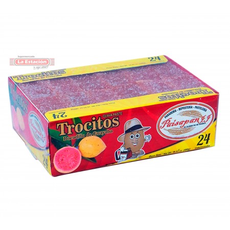 BOCADILLO TROCITOS PAISAPAN X 24...