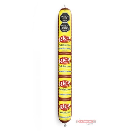 SALCHICHÓN RICA BARRA X 850 GRAMOS