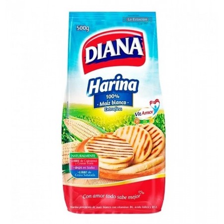 HARINA MAÍZ BLANCO DIANA BOLSA X 500...