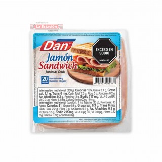 JAMÓN SANDWICH DAN PAQUETE...