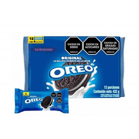 GALLETA OREO ORIGINAL VAINILLA x 12...