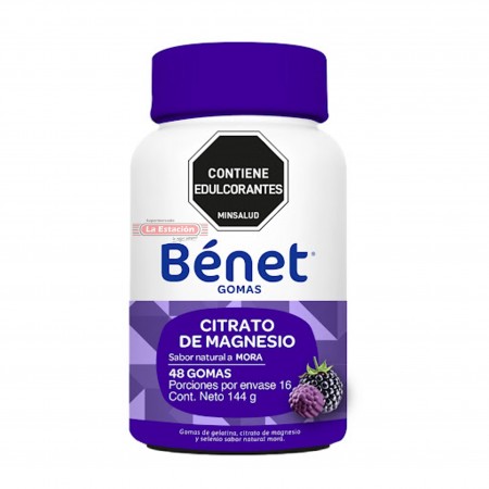 GOMAS BENET CITRATO DE MAGNESIO POTE...
