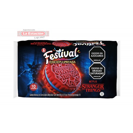 GALLETA FESTIVAL STRANGER THINGS X 36...