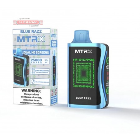 VAPE MTRX 25000 PUFF BLUE RAZZ