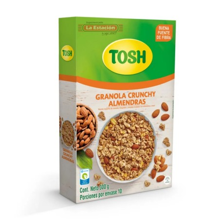 GRANOLA TOSH CAJA X 300 GRAMOS ALMENDRAS