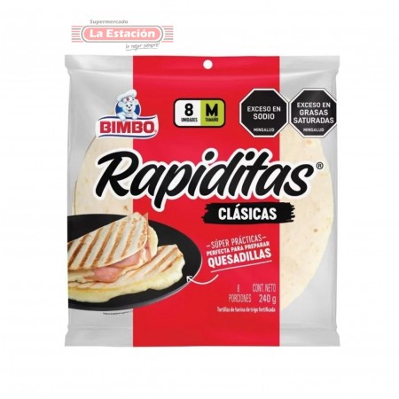 TORTILLA BIMBO TAMAÑO M X 8 UNIDADES...