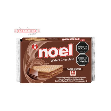 GALLETA WAFER NOEL CHOCOLATE PAQUETE...