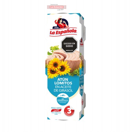 ATÚN LA ESPAÑOLA LOMITO ACEITE X 3...