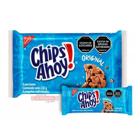 GALLETA CHIPS AHOY PAQUETE X 6 UNIDADES