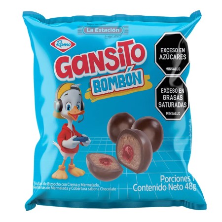 PONQUÉ GANSITO BOMBÓN PAQUETE X 48...